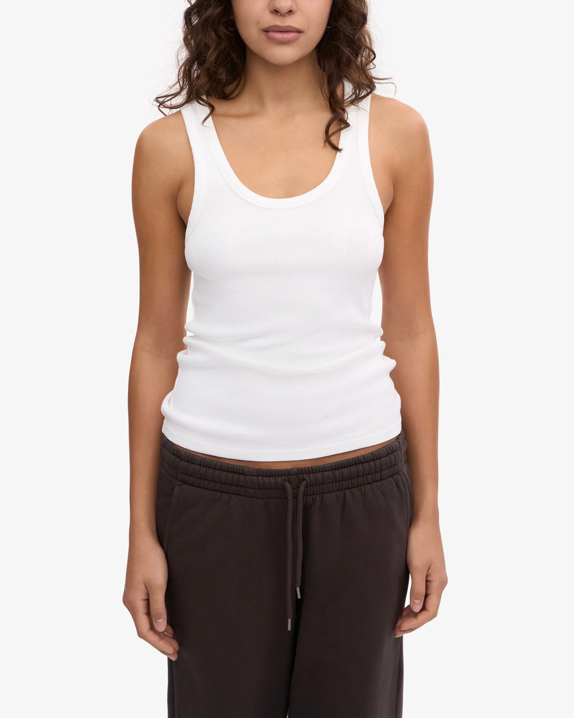 RIB TOP - WHITE