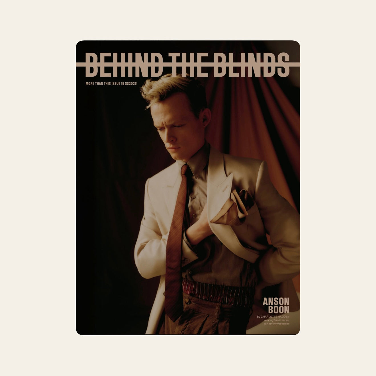 BEHIND THE BLINDS