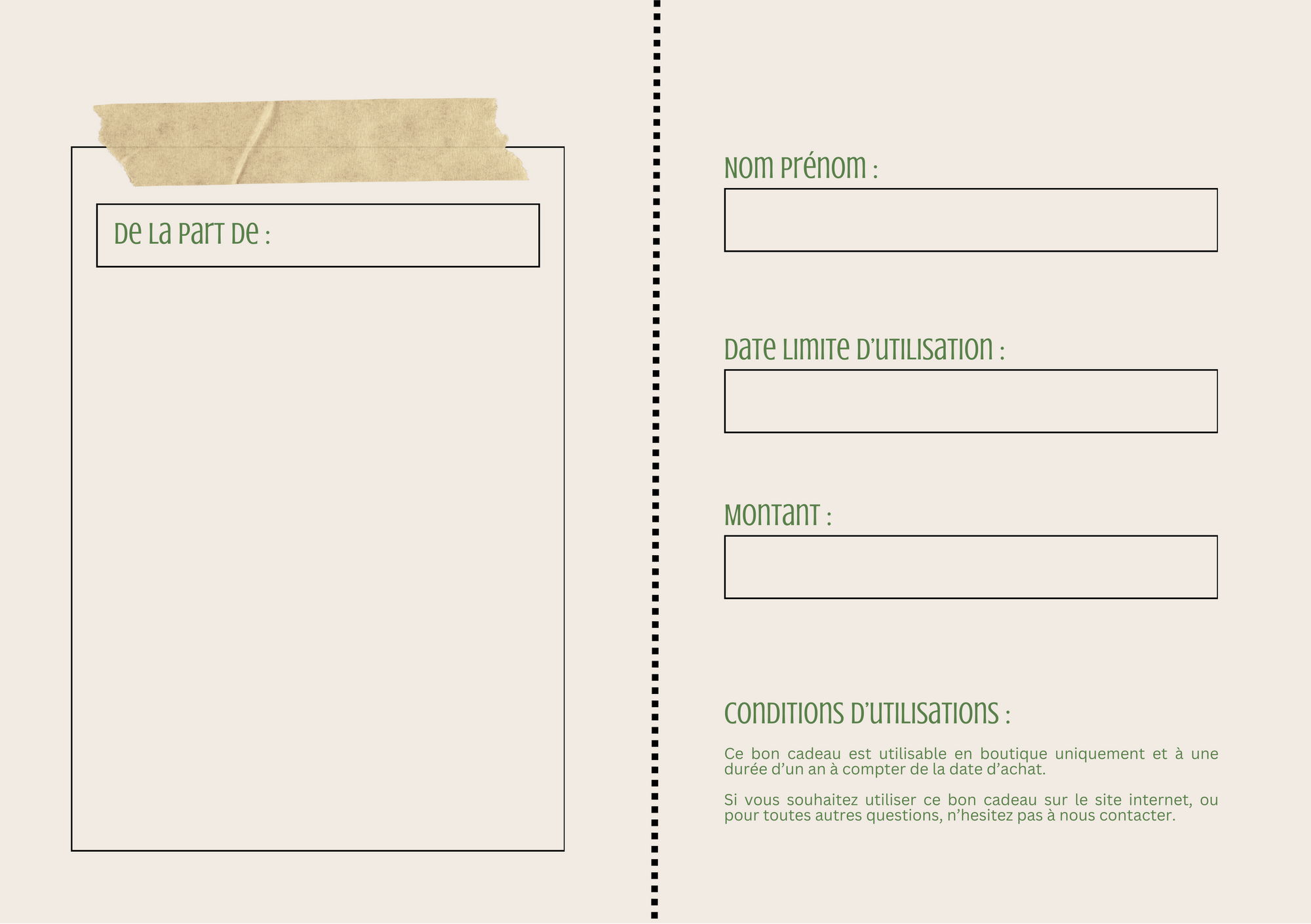 CARTE CADEAU