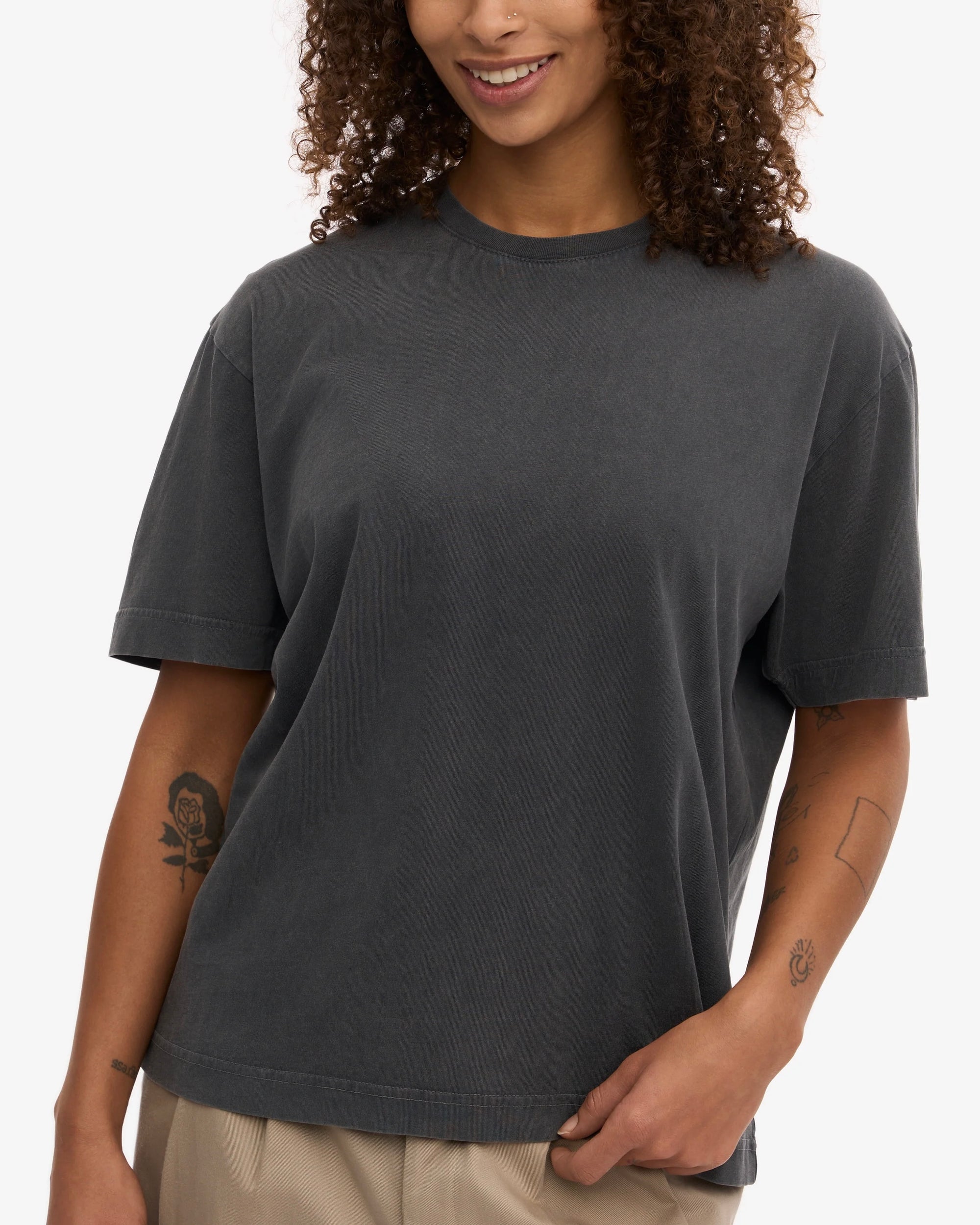 OVERSIZED T-SHIRT - FADED BLACK