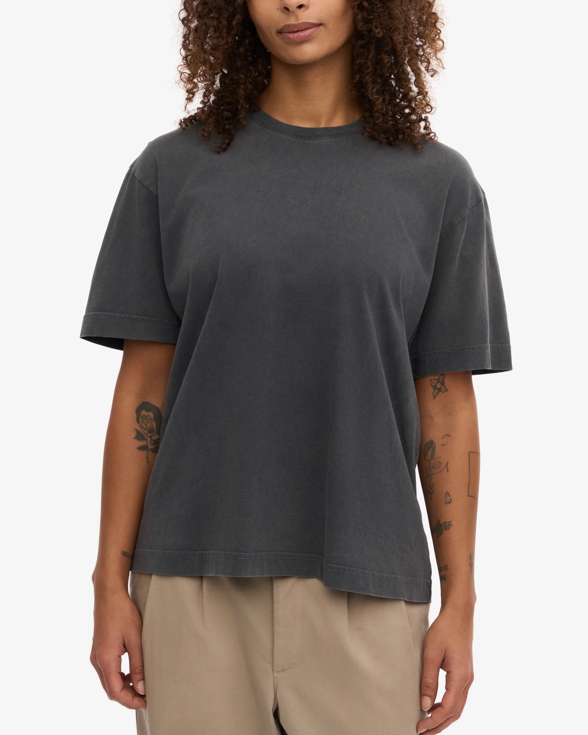 OVERSIZED T-SHIRT - FADED BLACK