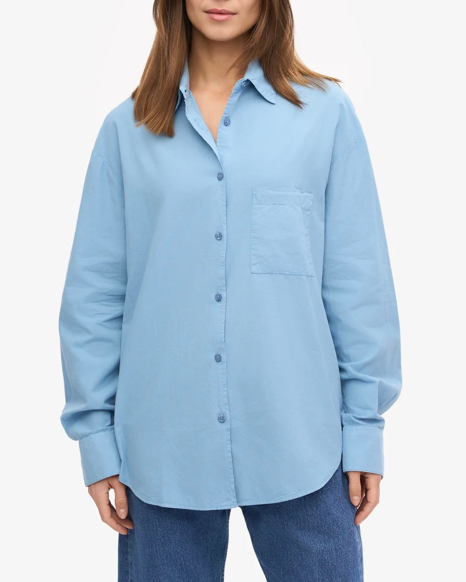 OVERSIZED SHIRT - SEASIDE BLUE