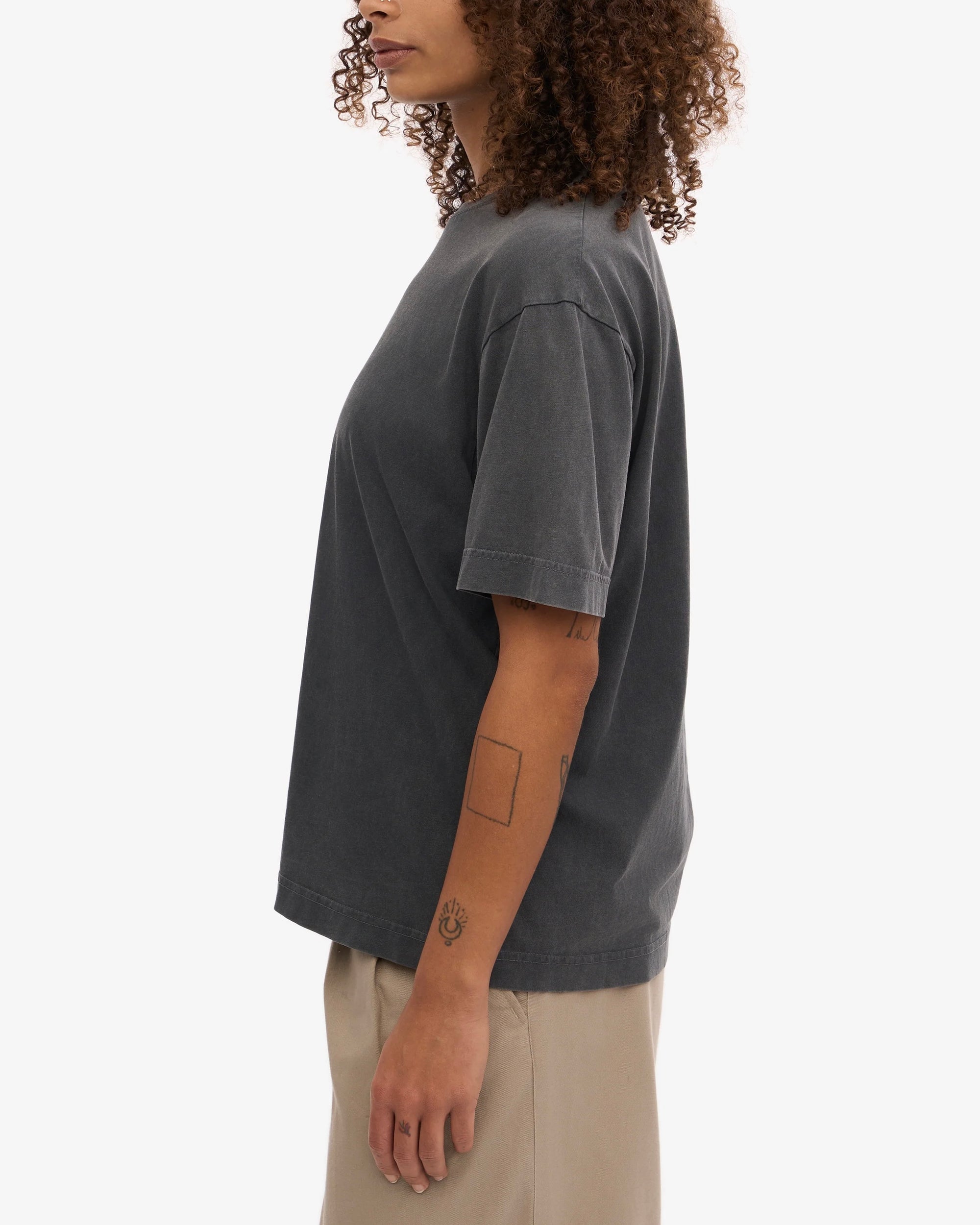 OVERSIZED T-SHIRT - FADED BLACK