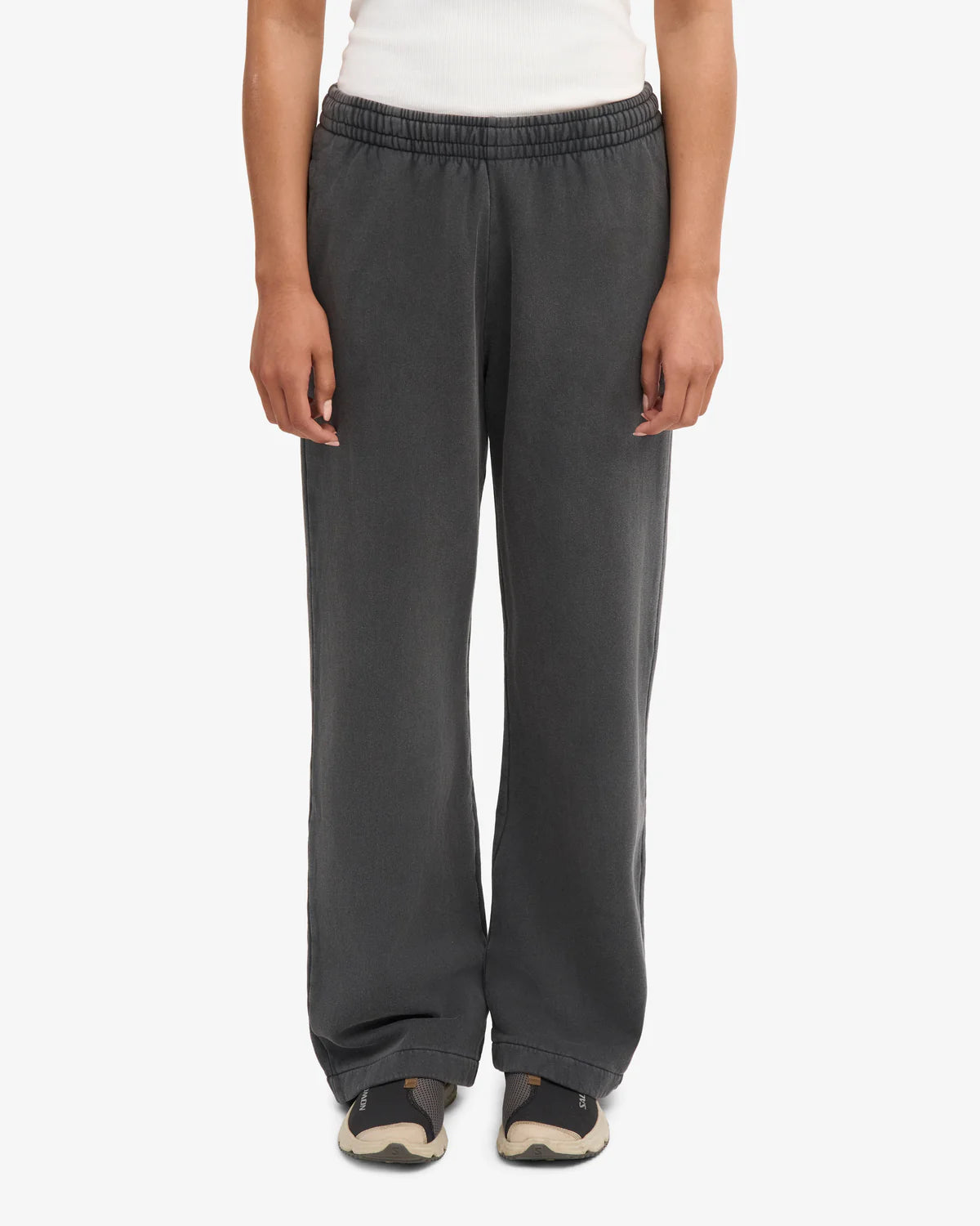 STRAIGHT SWEATPANTS- FADED BLACK