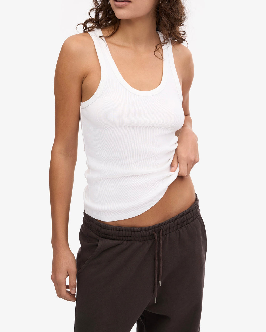 RIB TOP - WHITE