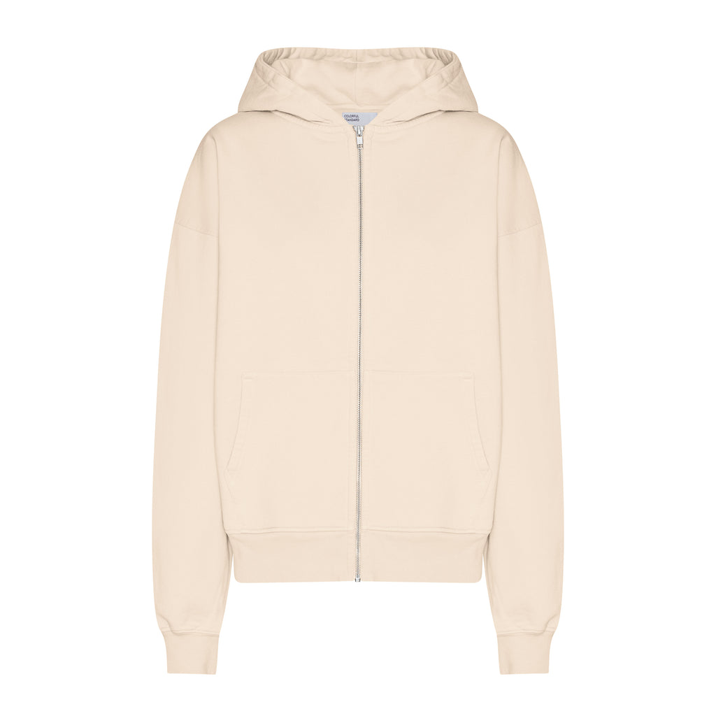 ZIP HOOD - IVORY