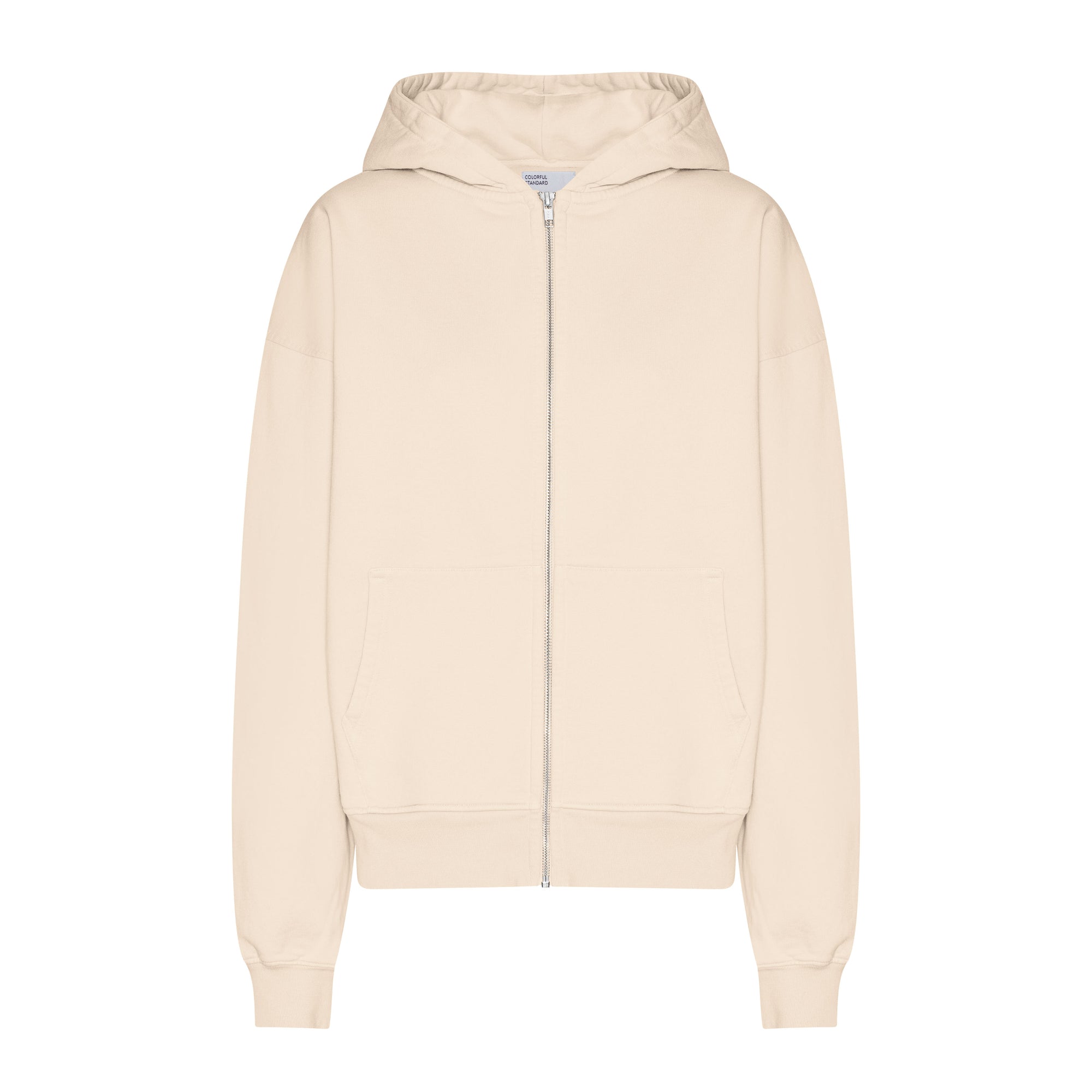 ZIP HOOD - IVORY