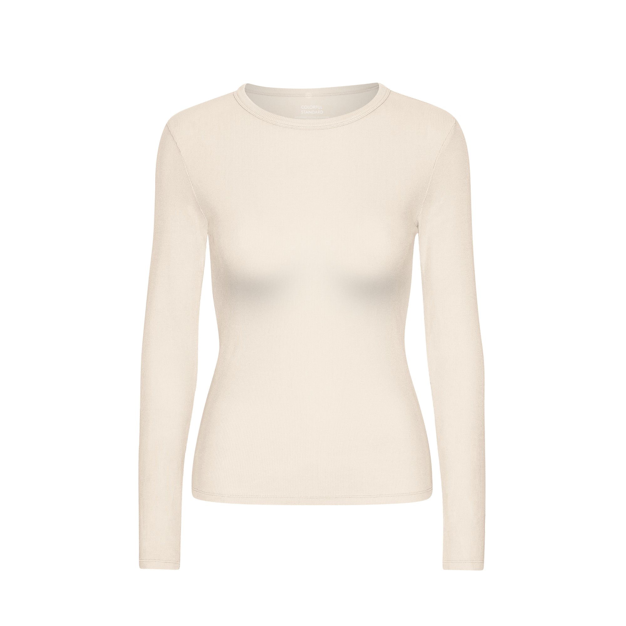 Rib LS T-Shirt - Ivory