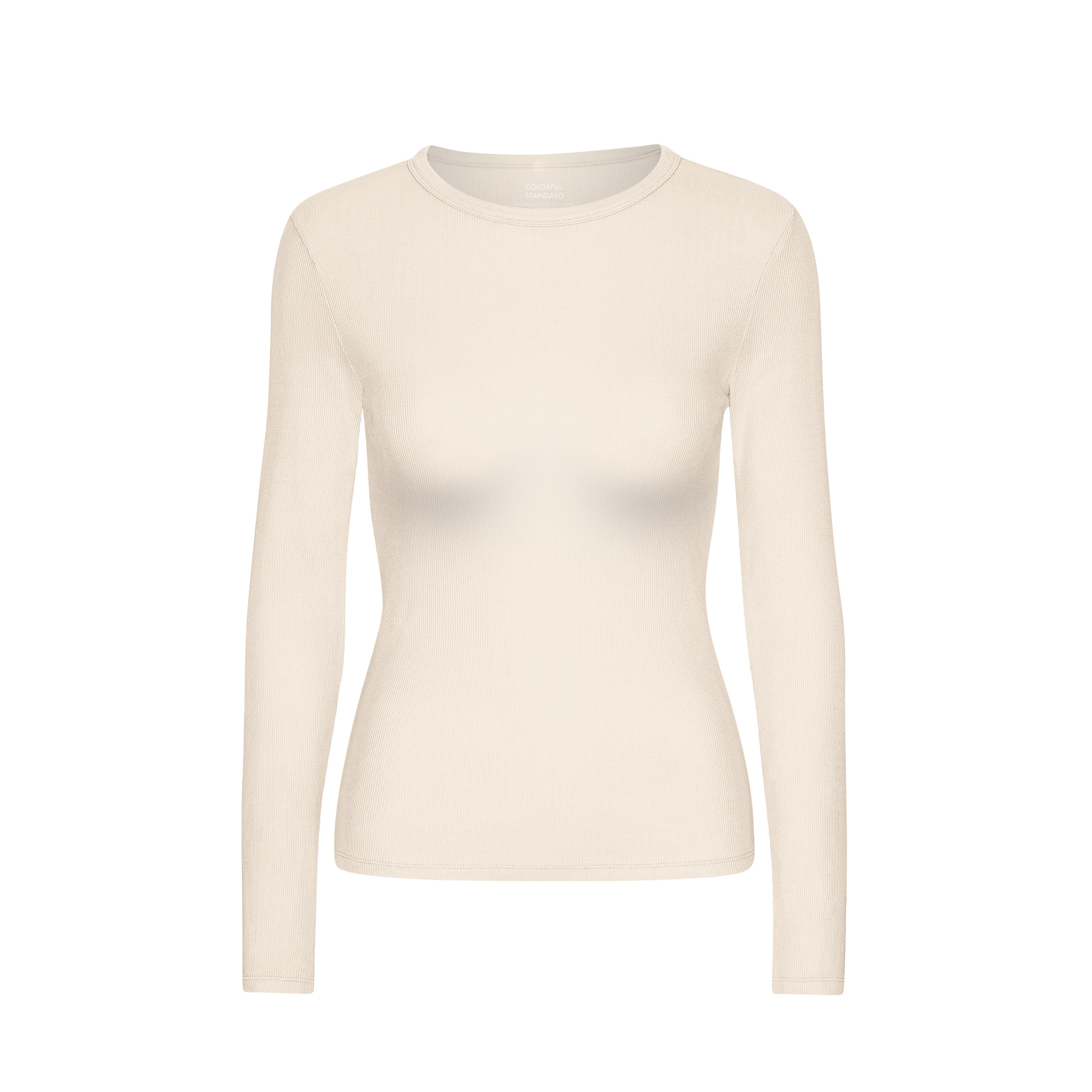 Rib LS T-Shirt - Ivory