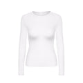 Rib LS T-Shirt - White