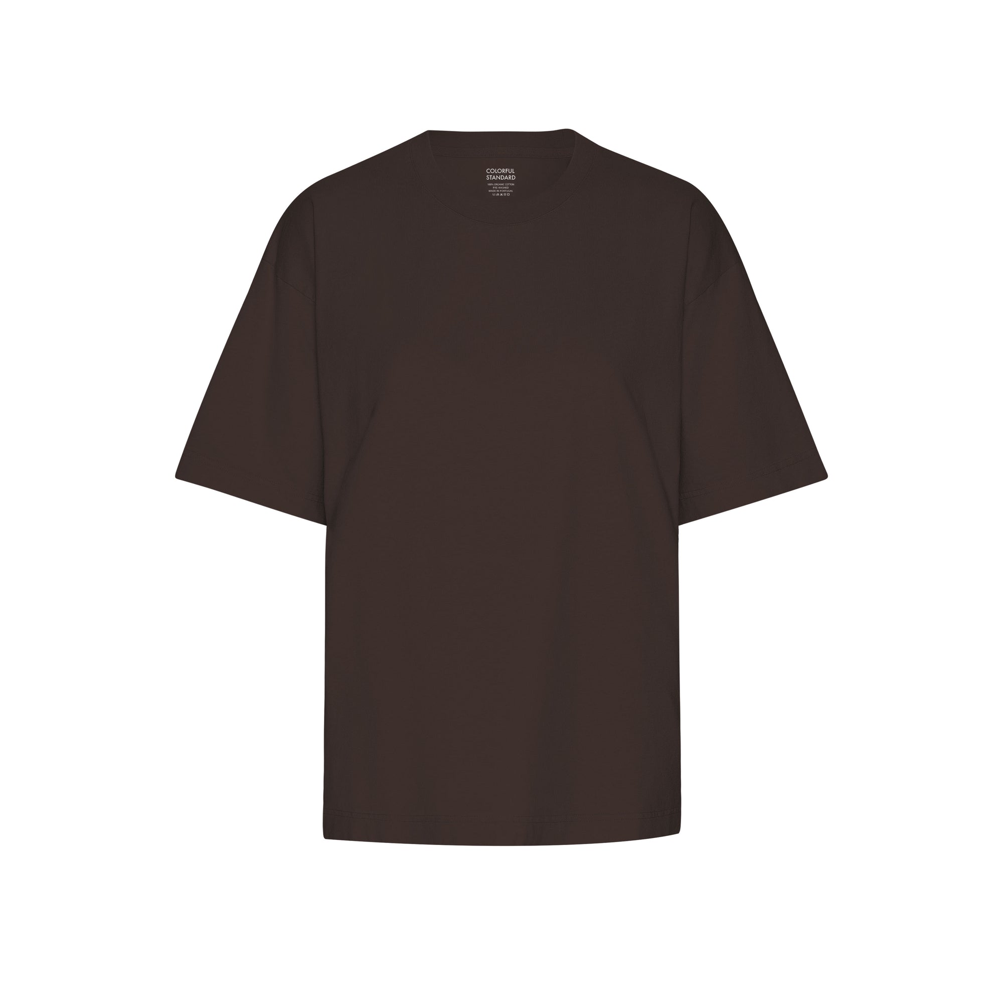 OVERSIZED T-SHIRT - COFFEE BROWN
