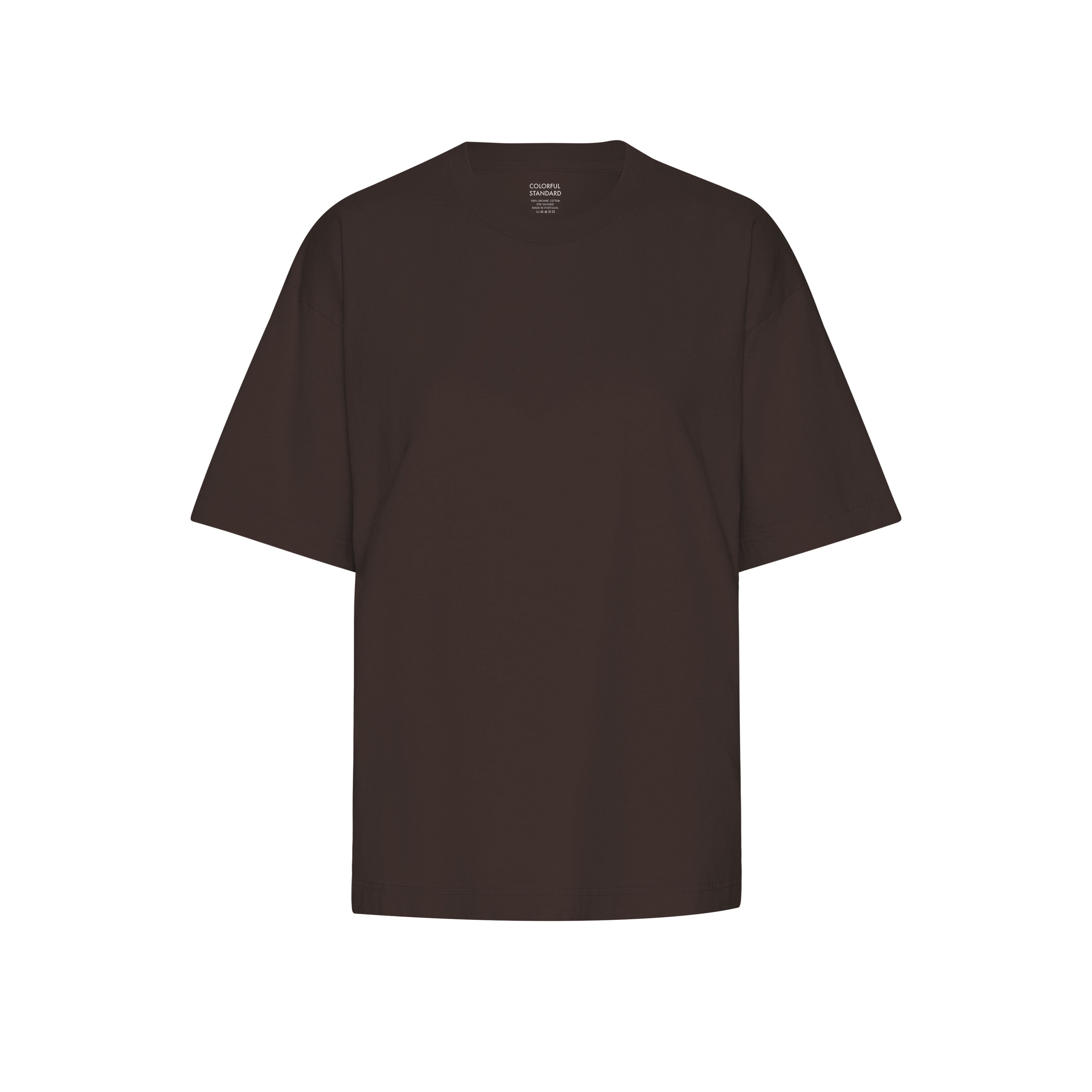 OVERSIZED T-SHIRT - COFFEE BROWN