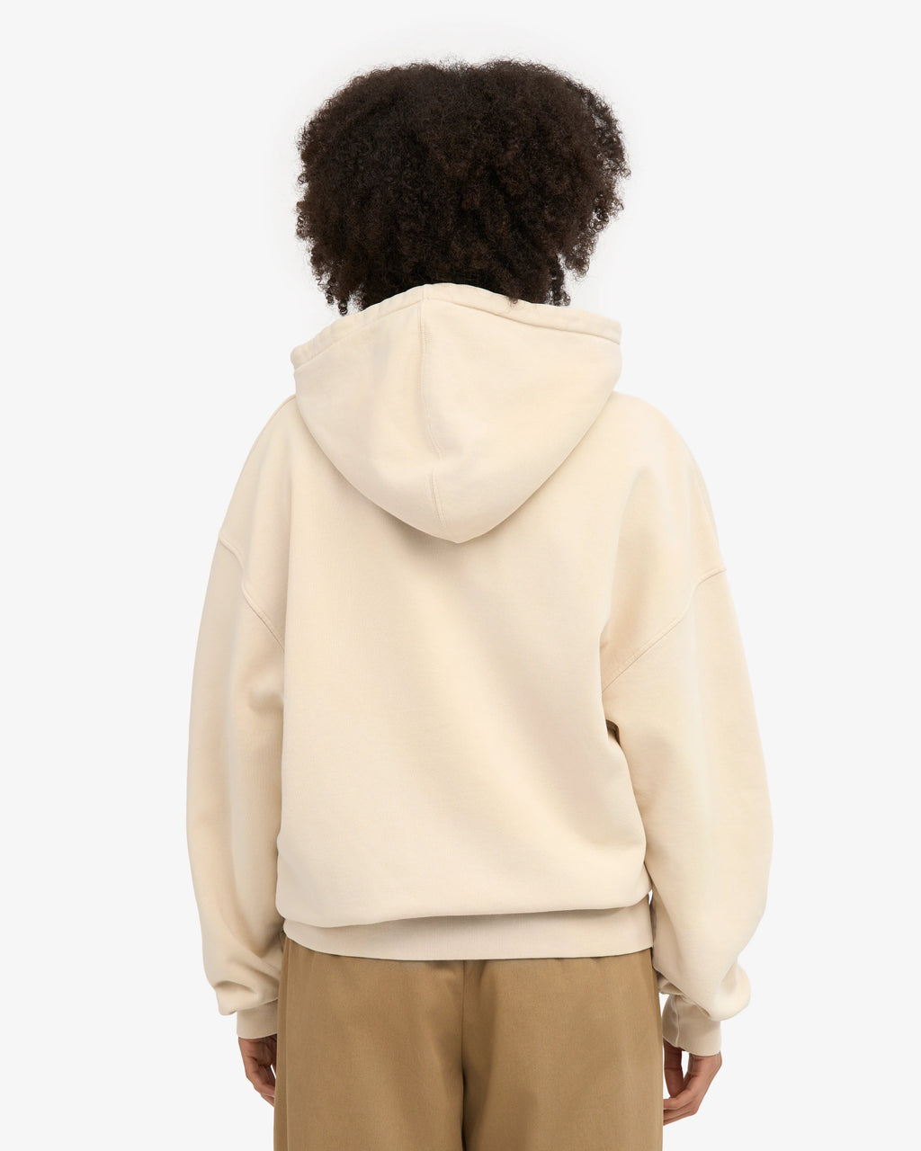ZIP HOOD - IVORY