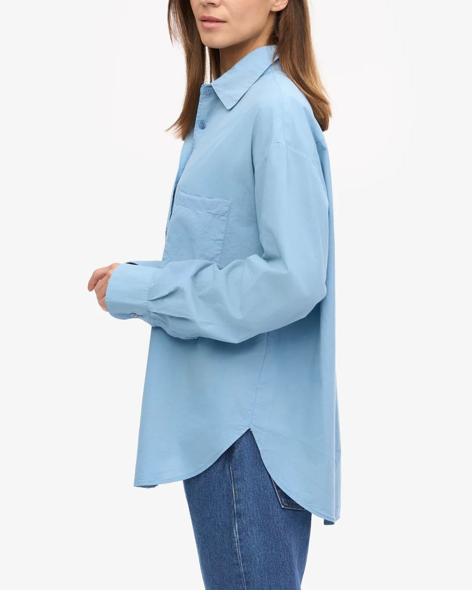 OVERSIZED SHIRT - SEASIDE BLUE
